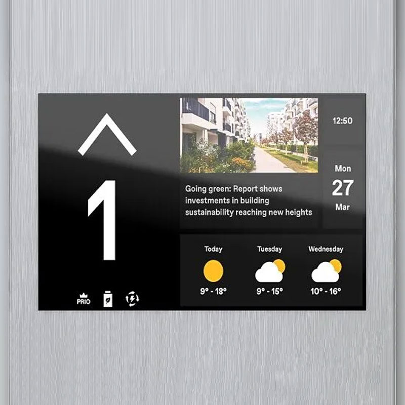 Panel tampilan lift